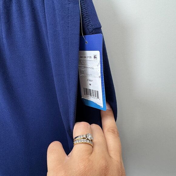 Prince Pickleball Mens Navy Jogger‎ Pants Size Medium Zipper Cuffs Pockets - Picture 12 of 15